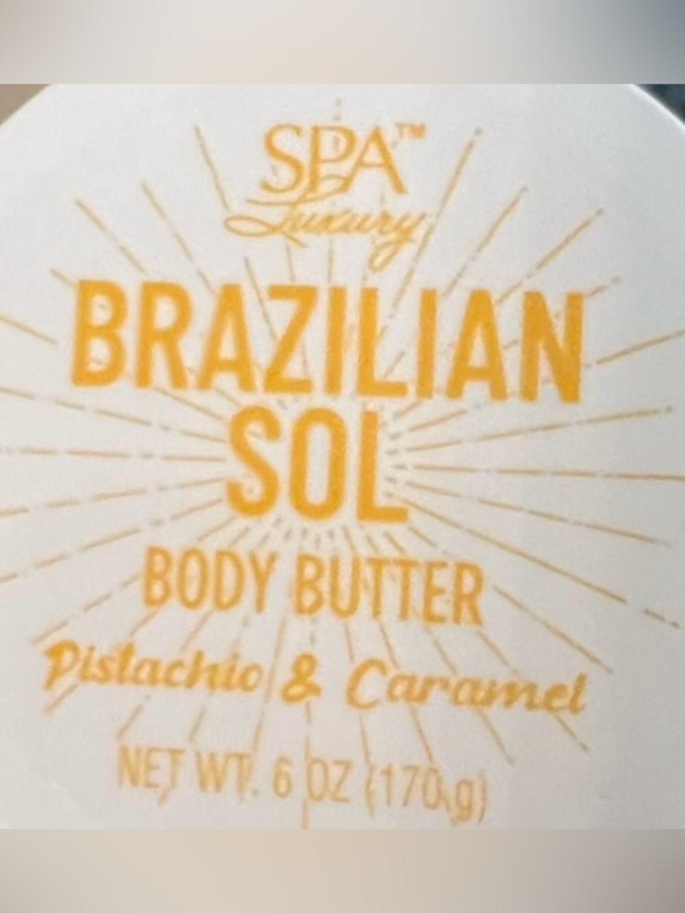 Brazilian Sol Pistachio & Caramel Body Butter - NEW SEALED 🎈5 TUB BUNDLE🎈 - Picture 5 of 7